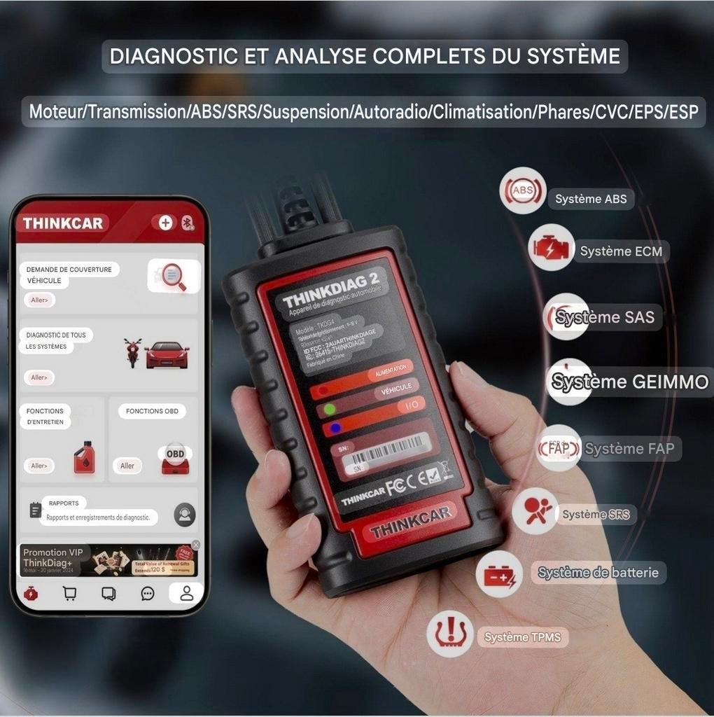 Thinkdiag 2 1an de licence