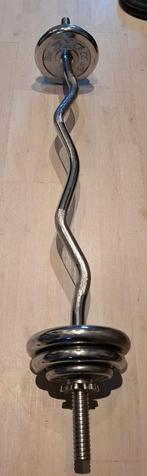Halterstang, Sport en Fitness, Ophalen, Gebruikt