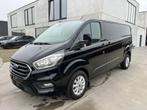 Ford Transit Custom 6pl/Limited170k/Leder/Carplay/23100€+BTW, Auto's, Voorwielaandrijving, Stof, 4 cilinders, Zwart