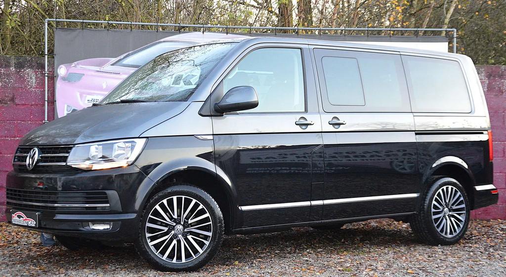 Volkswagen Caravelle T6.1 2.0Tdi 70 Years bulli 8pl BOITE AU, Auto's, Stof, 4 cilinders, Zwart, Bedrijf