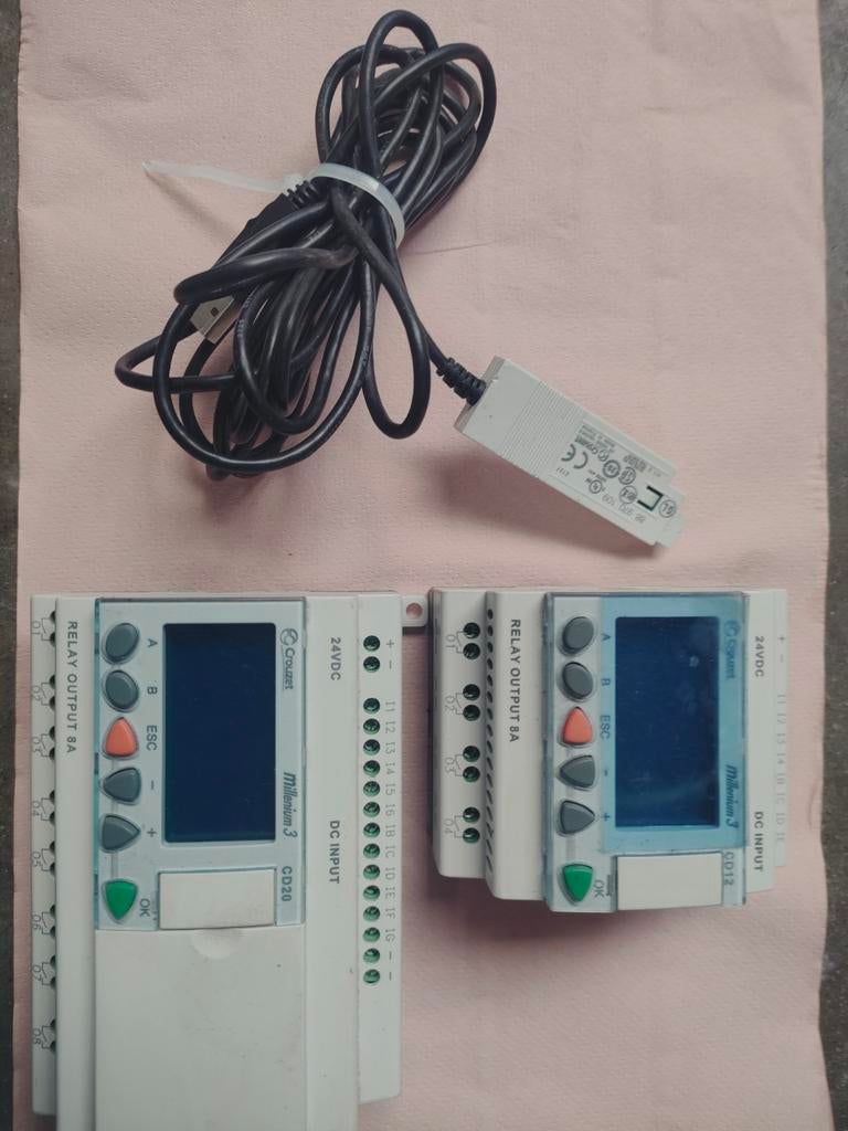 Crouzet plc millenium C12+ C20, Electroménager, Pièces & Accessoires, Enlèvement, Comme neuf