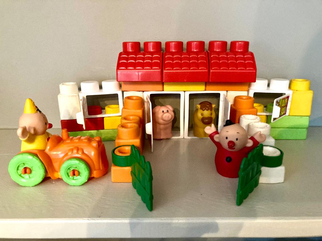 Zachte bouwblokken met Bumba, Kinderen en Baby's, Speelgoed | Babyspeelgoed, Ophalen of Verzenden, Zo goed als nieuw, Overige typen