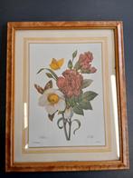 Houten kader met prent van roos, Enlèvement ou Envoi