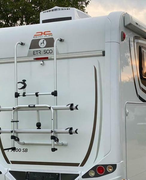 Porte-vélos Thule G2 pour camping-car, Autos : Divers, Porte-vélos, Comme neuf, Accessoire porte-vélos, 2 vélos, Enlèvement