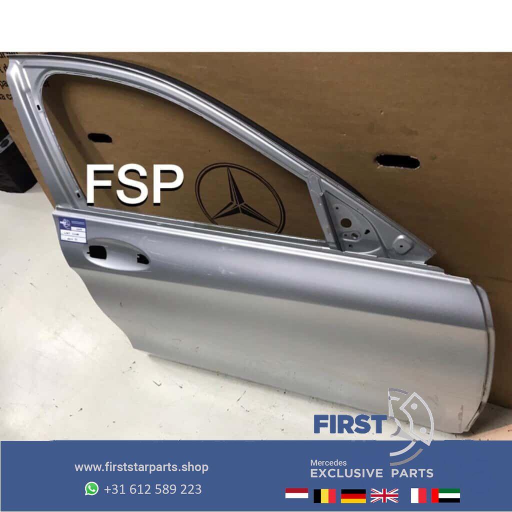 W205 deur rechtsvoor Mercedes C Klasse zilvergrijs portier r, Gebruikt, -, Deur, Ophalen of Verzenden
