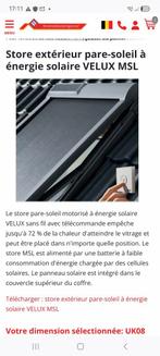 4 pare-soleil extérieurs velux électriques MML UK08 5060s, Doe-het-zelf en Bouw, Nieuw