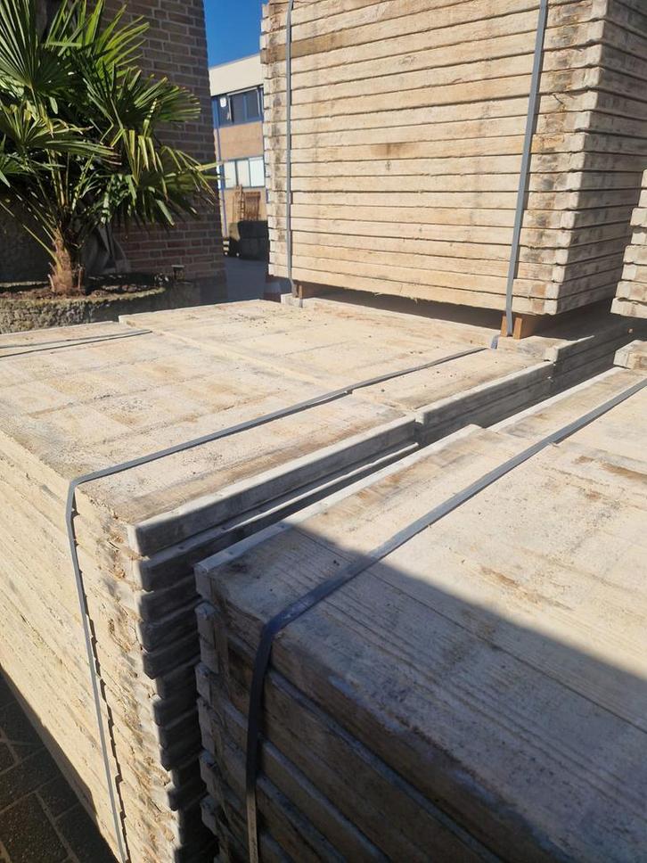 STEENSCHOTTEN 60x120 CM €18 P/ST TOPKWALITEIT!!, Tuin en Terras, Terrasdelen en Vlonders, Zo goed als nieuw, Hout, Ophalen of Verzenden