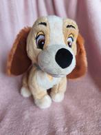Disney Knuffel Lady en de vagebond 25cm, Verzamelen, Ophalen of Verzenden, Overige figuren, Zo goed als nieuw, Knuffel
