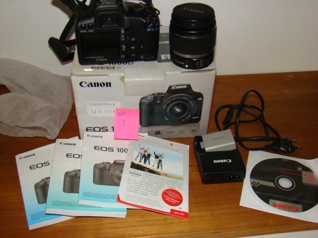 Te koop: Canon EOS 1000D + 18-55mm lens (met stabilizer), Audio, Tv en Foto, Fotocamera's Digitaal, Gebruikt, Spiegelreflex, Canon