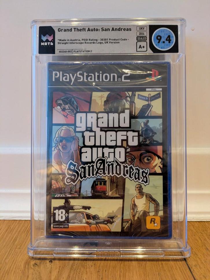 Gesealde Grand Theft Auto: San Andreas (PS2) – WATA 9.4, Consoles de jeu & Jeux vidéo, Jeux | Sony PlayStation 2, Enlèvement