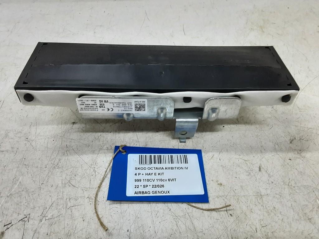 AIRBAG GENOUX Skoda Octavia (NXAA) (01-2020/-) (5E4880841D), Autos : Pièces & Accessoires, Utilisé, Skoda