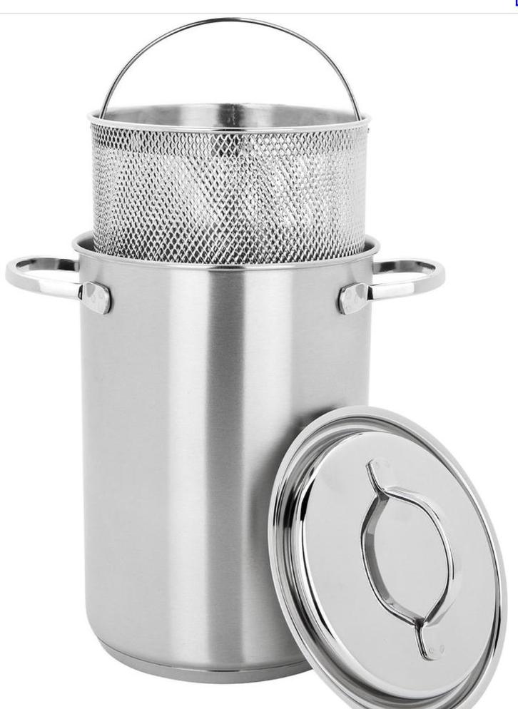 Demeyere inox rvs asperge pot kookpot en lange pasta kookpot, Maison & Meubles, Cuisine | Casseroles & Poêles, Neuf, Casserole ou Cocotte-minute