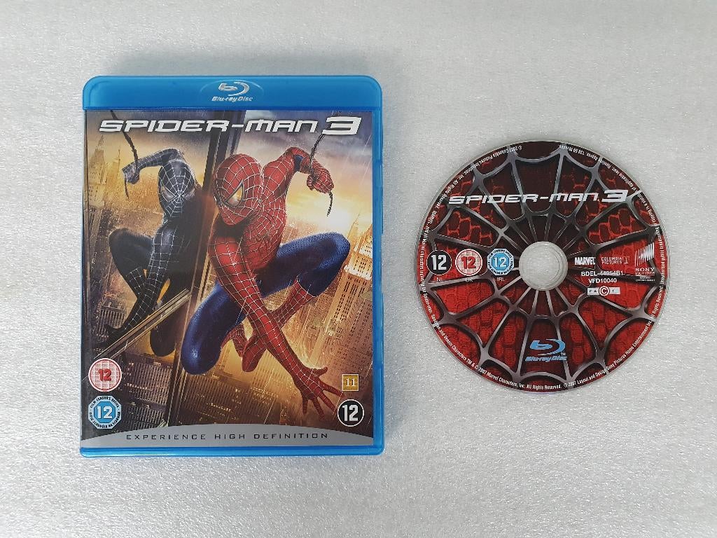 Blu-Ray: Spider-man 3, Cd's en Dvd's, Blu-ray, Gebruikt, Actie, Ophalen of Verzenden