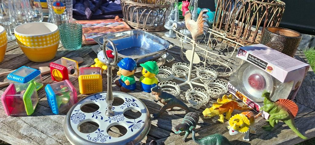 Pakket rommelmarktspullen. Als nieuw, Enlèvement, Comme neuf