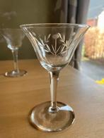 Set van 9 oude likeurglaasjes Braine le Comte, Antiek en Kunst, Ophalen