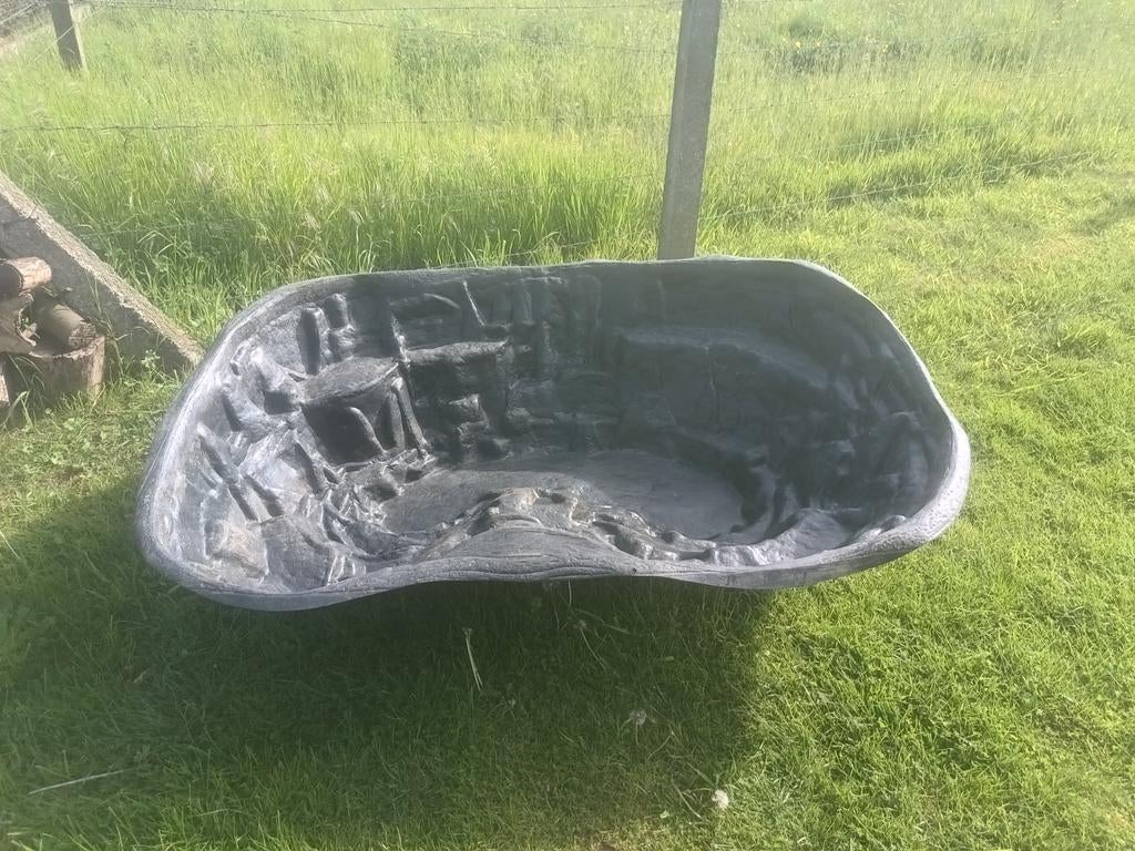 Sterke kunststof vijver vorm, Ophalen