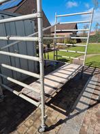 Alu Rolsteiger / stelling aluminium  7.2m werkhoogte, Doe-het-zelf en Bouw, Ophalen, Gebruikt, Rolsteiger of Kamersteiger, 5 meter of hoger