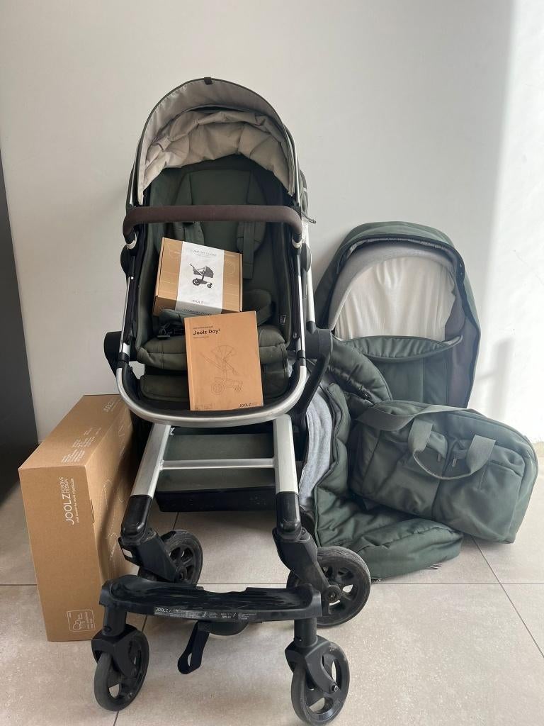Joolz Day3 Marvelous Green met accessoires, Ophalen, Gebruikt, Kinderwagen, Overige merken