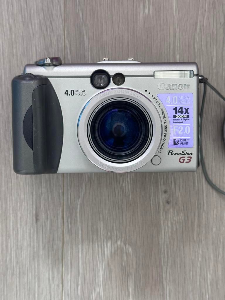 Canon PowerShot G3 - 4.0 Megapixel Digitale Camera, Audio, Tv en Foto, Fotocamera's Digitaal, Ophalen of Verzenden, Zo goed als nieuw