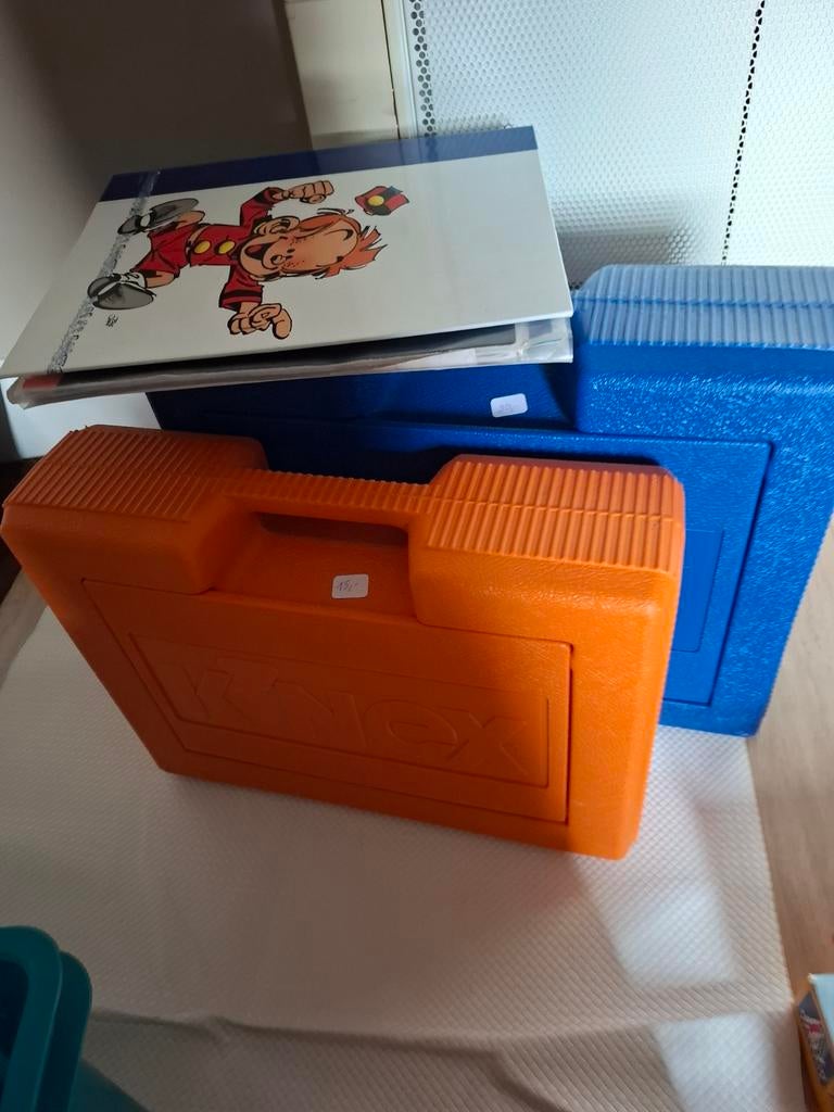 Knex 2 grote bouwkoffers met boeken modelbouw., Ophalen