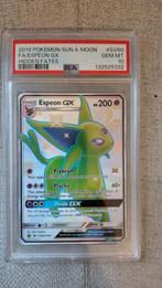 Espeon GX SV60 PSA 10 Hidden Fates, Hobby en Vrije tijd, Verzamelkaartspellen | Pokémon, Ophalen of Verzenden