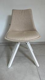 Woonkamer stoel in stof, Huis en Inrichting, Ophalen, Bruin, Zo goed als nieuw, Vier