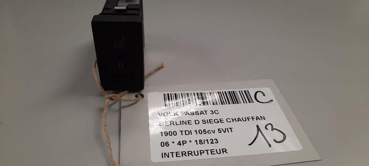 COMMUTATEUR Volkswagen Passat (3C2) (3B0963564D), Autos : Pièces & Accessoires, Tableau de bord & Interrupteurs, Volkswagen, Utilisé