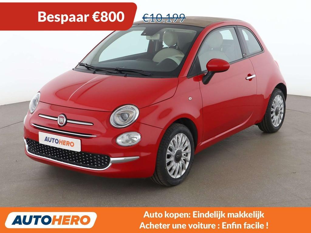 Fiat 500C 1.0 Mild-Hybrid Lounge (bj 2020), Gebruikt, Euro 6, Cabriolet, 1055 kg