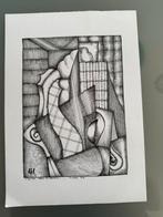 Tekening prent picasso, Ophalen