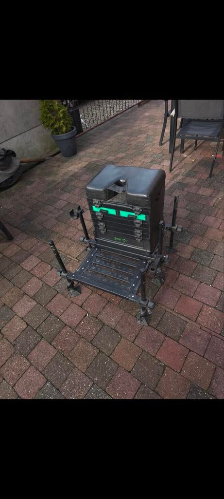 Visbak sensas zie foto's, Watersport en Boten, Ophalen, Zo goed als nieuw, Vaste hengel