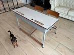 Retro Schoolbank, Huis en Inrichting, Bureaus, Ophalen, Gebruikt, Bureau