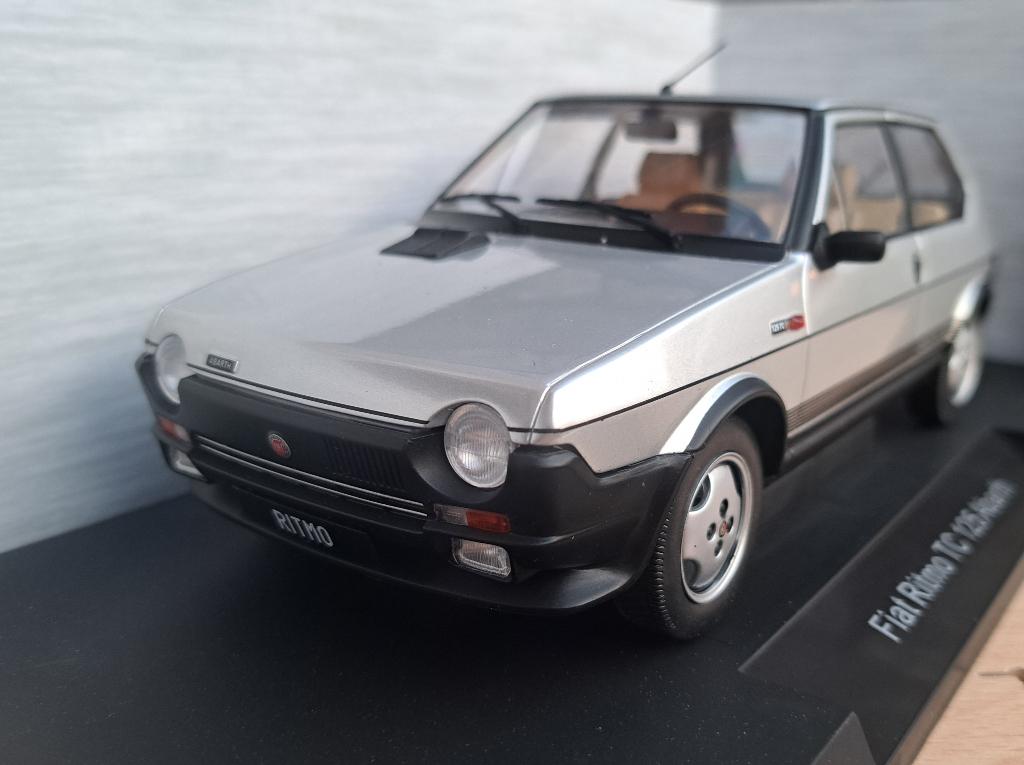 FIAT RITMO TC 125 ABARTH silver 1/18ème, Overige merken, MCG, Auto, Nieuw