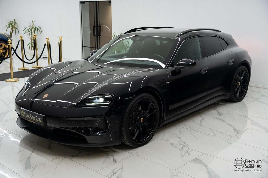 Porsche Taycan 4 Sport turismo! Gen 2! Perf battery! New mod, Autos, Porsche, Achat, Phares entièrement LED, Entreprise, Noir