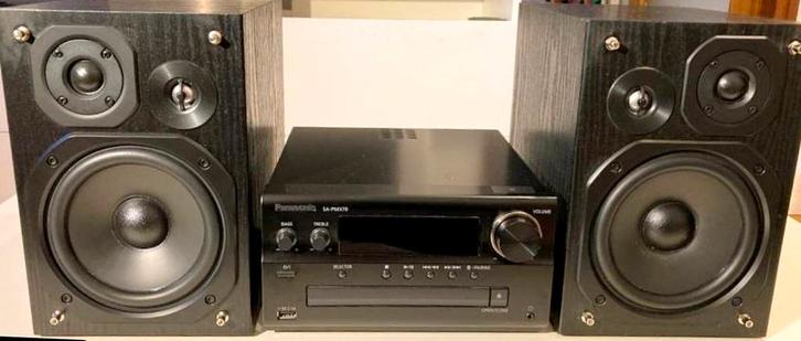Panasonic PMX70 hifisysteem - bluetooth/nfc/aux-ingang TV/CD, Audio, Tv en Foto, Stereoketens, Nieuw, Cd-speler, Tuner of Radio