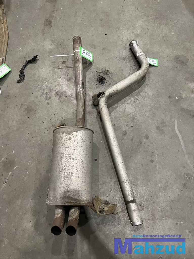 VW CADDY 3 1.9 tdi uitlaat middenpijp einddemper 2004-2014, Volkswagen, Volkswagen AG, Vw@volkswagen.de, Utilisé