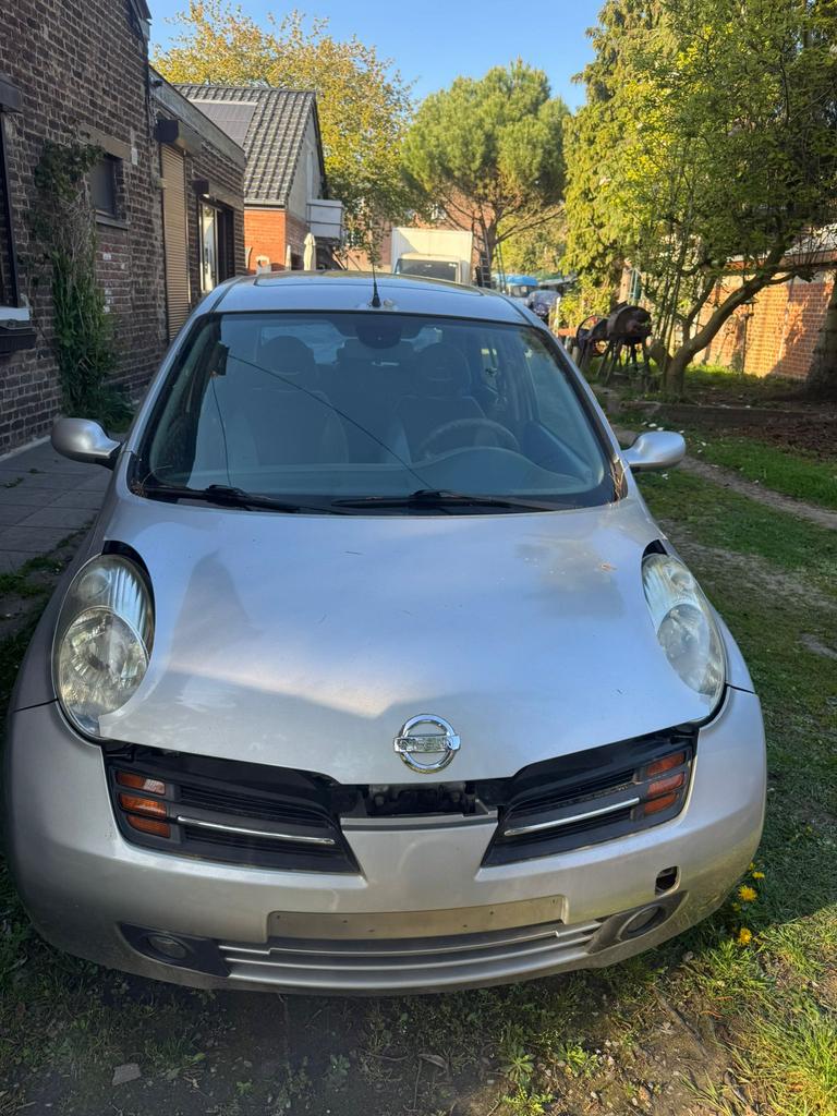 Micra 2003, Auto's, Nissan, Particulier, Micra, Benzine, Grijs, Ophalen