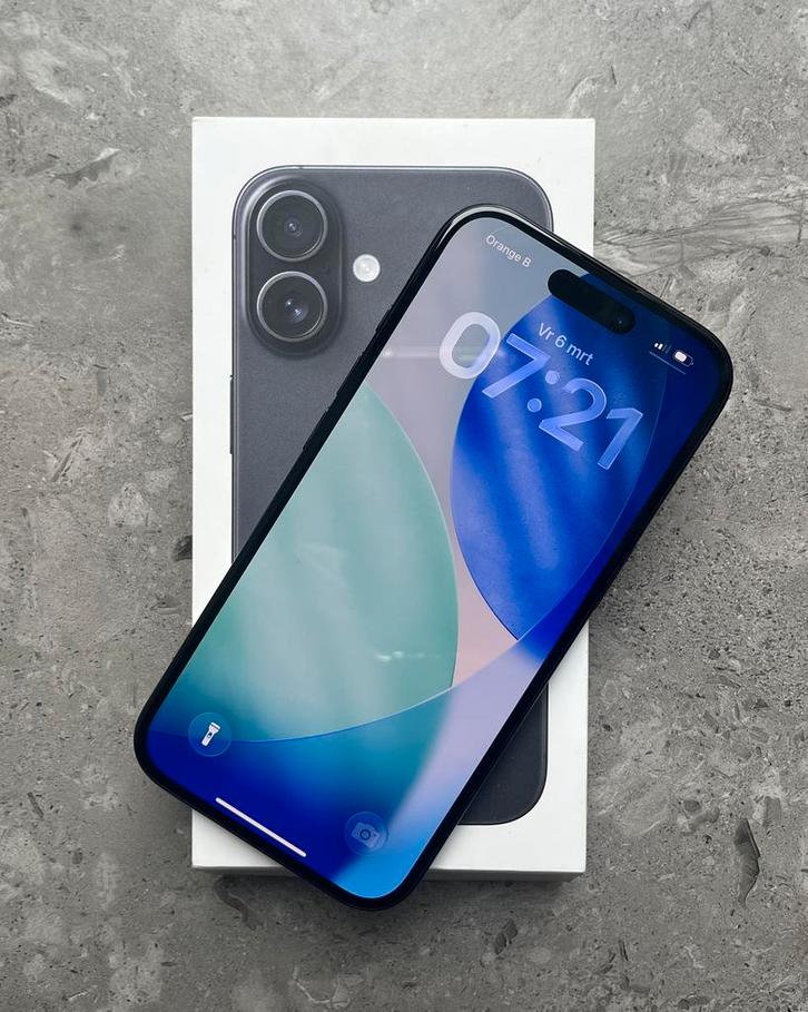 Apple iPhone 16 noir 128 Go en parfait état !, Télécoms, Téléphonie mobile | Apple iPhone, Comme neuf, 128 GB, Sans abonnement