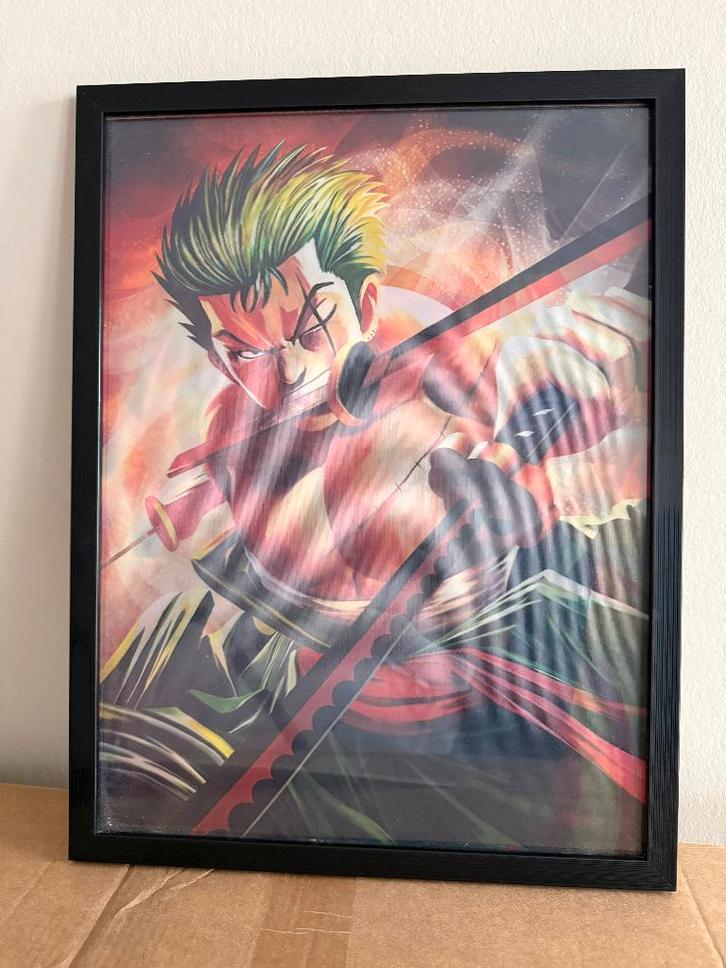 One Piece - 3D poster frame met drietrapsverloop, Verzamelen, Posters, Zo goed als nieuw, Overige onderwerpen, A1 t/m A3, Rechthoekig Staand