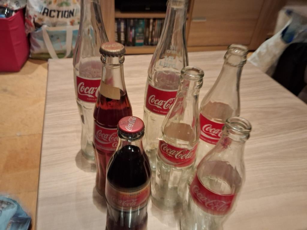 Coca cola flesjes  set 3, Ophalen of Verzenden