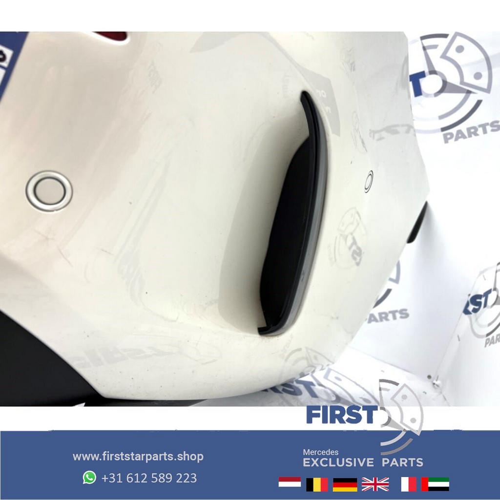 A205 C205 C63 C63S AMG ACHTERBUMPER COMPLEET PARELMOER WIT M, Gebruikt, -, Ophalen of Verzenden, Achter