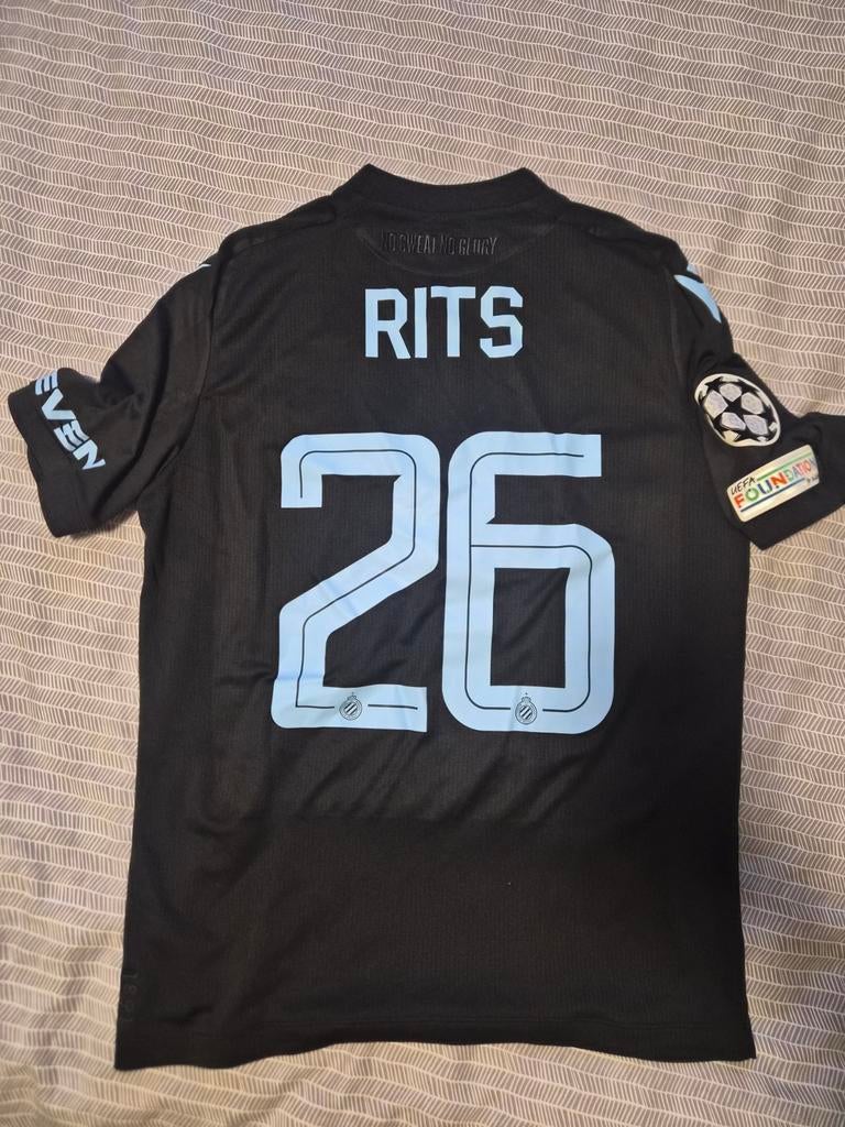 Match issue shirt Mats Rits Club Brugge, Sports & Fitness, Football, Taille M, Envoi, Neuf, Maillot