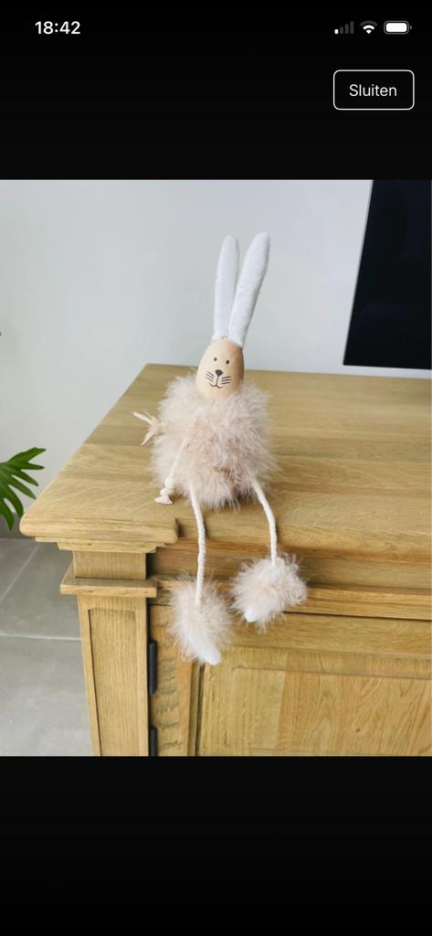 Konijn decoratie, Ophalen of Verzenden, Zo goed als nieuw