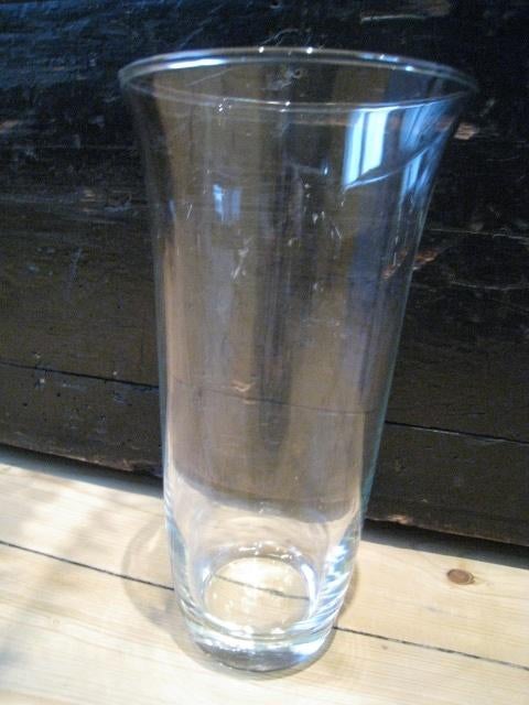 Glazen vaas, in perfekte staat, Ophalen