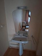 Lavabo et miroir vintage sphinx 2 pièces 182 cm en bon état., Bricolage & Construction, Enlèvement, Lavabo