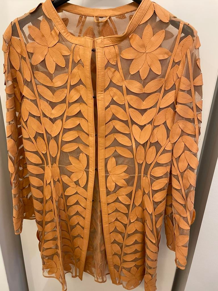 Driekwart vest kleur oranje maat 40, Kleding | Dames, Gelegenheidskleding, Ophalen of Verzenden, Zo goed als nieuw, Maat 38/40 (M)