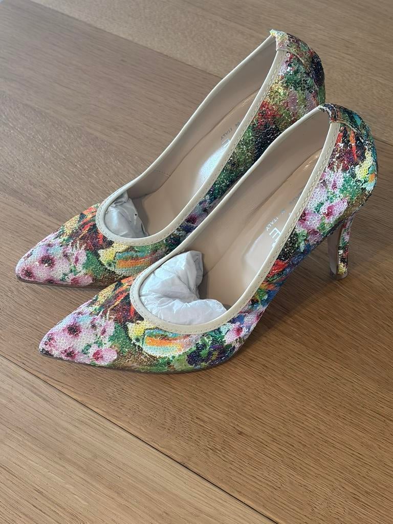 Kleurrijke pumps Love Italy - maat 40, Ophalen of Verzenden, Nieuw, Pumps