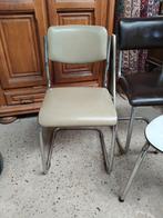 Gratis stoel vintage beige, Enlèvement