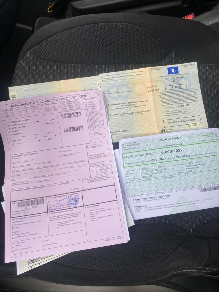 Citroen c4 picasso/gekeurd v verkoop, Autos, Citroën, Euro 5, Phares directionnels, Boîte manuelle, 5 portes