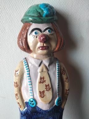 vintage studio keramiek wall art punk tattoo clown, Verzamelen, Ophalen of Verzenden, Huis en Inrichting