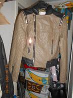 dames leder jas, Kleding | Dames, Ophalen, Maat 46/48 (XL) of groter, Zwart